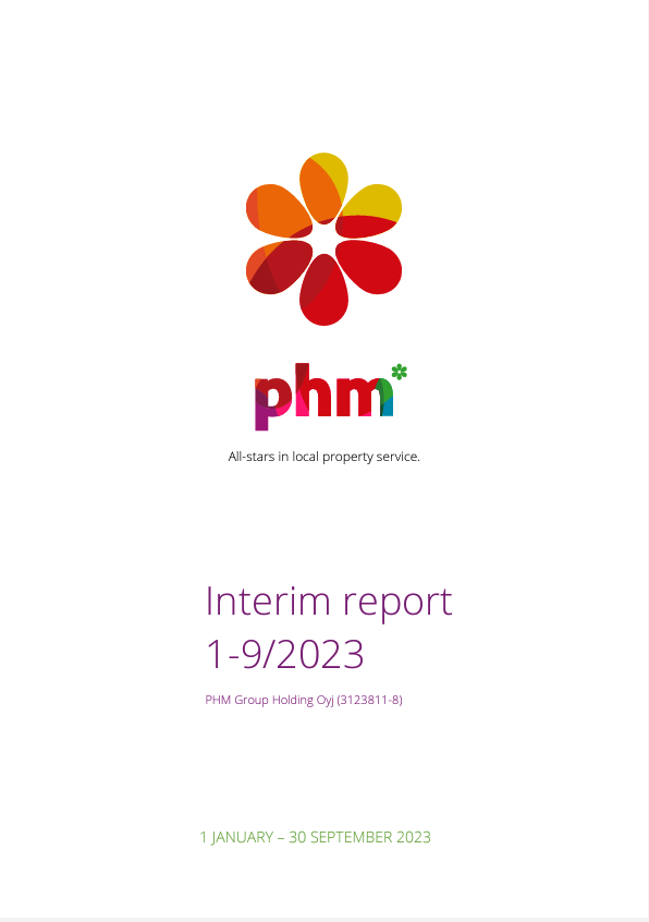 Interim report cover